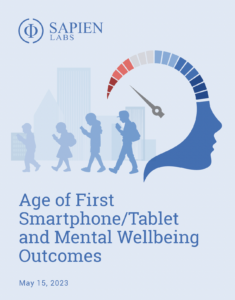 Sapien Labs - Aage of First Smart Device and Mental Wellbeing