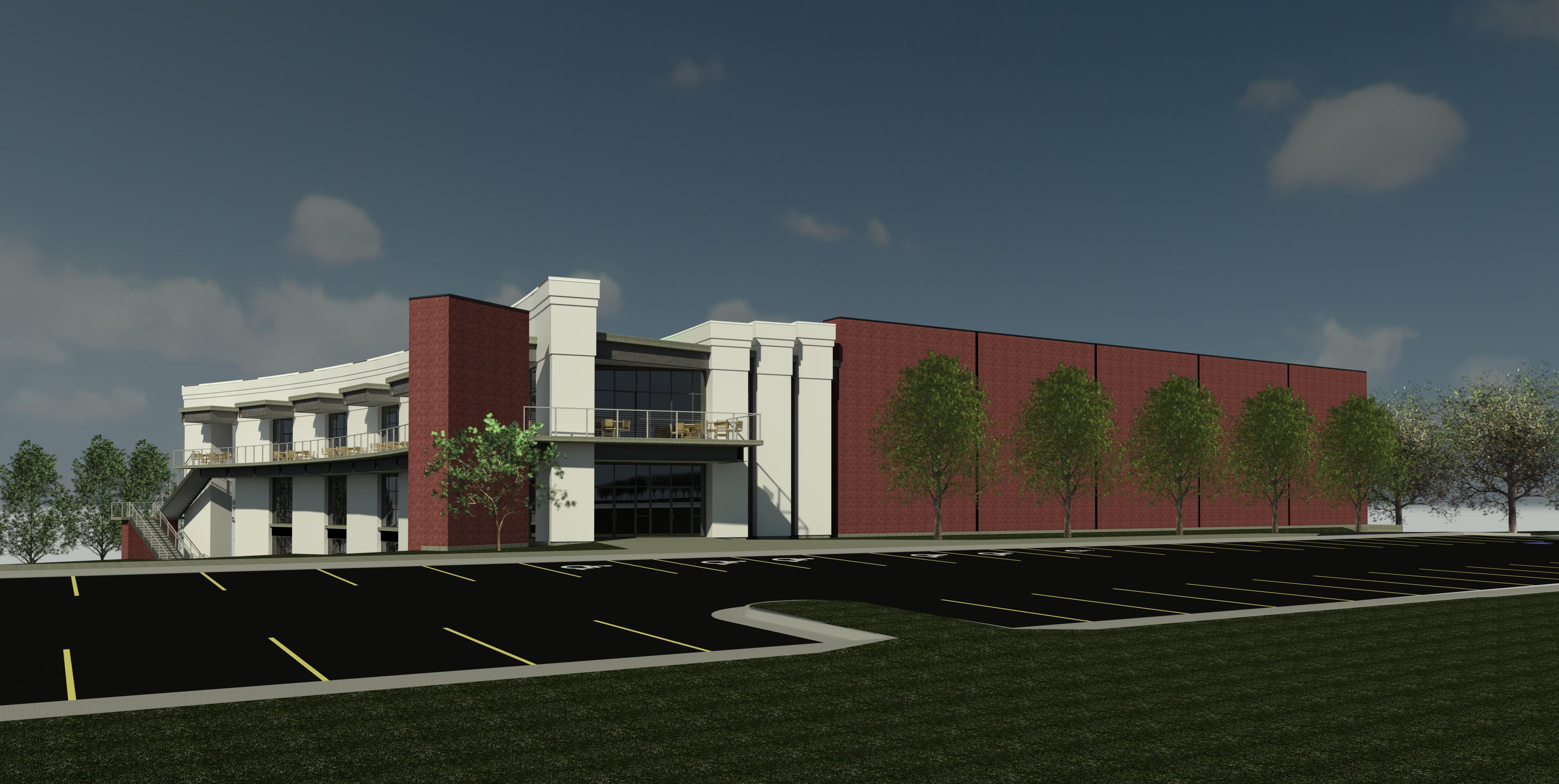 Pre-construction rendering of Draper 3