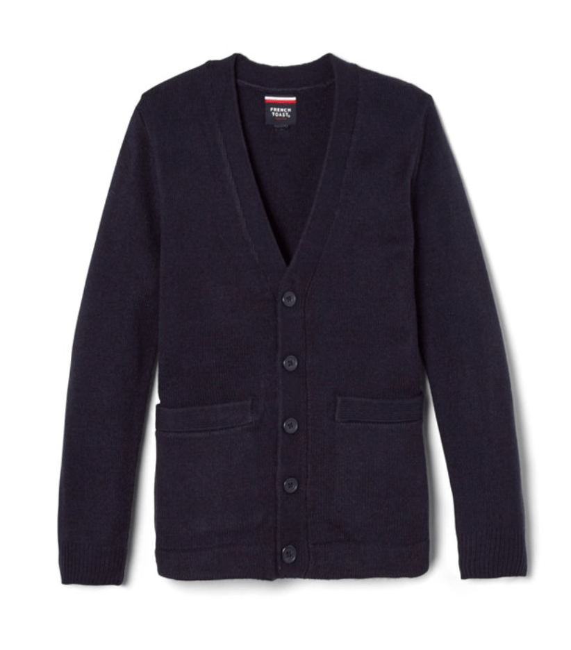 Cardigan - V-Neck Navy - American Preparatory Schools