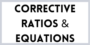 Corrective Ratios & Equations