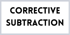 Corrective Subtraction